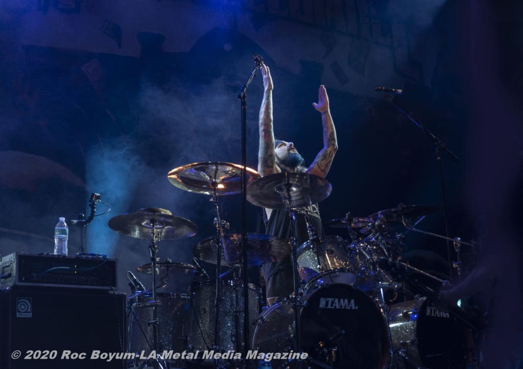 Metal Allegiance Mike Portnoy Neil Peart HOB Anaheim CA 2020
