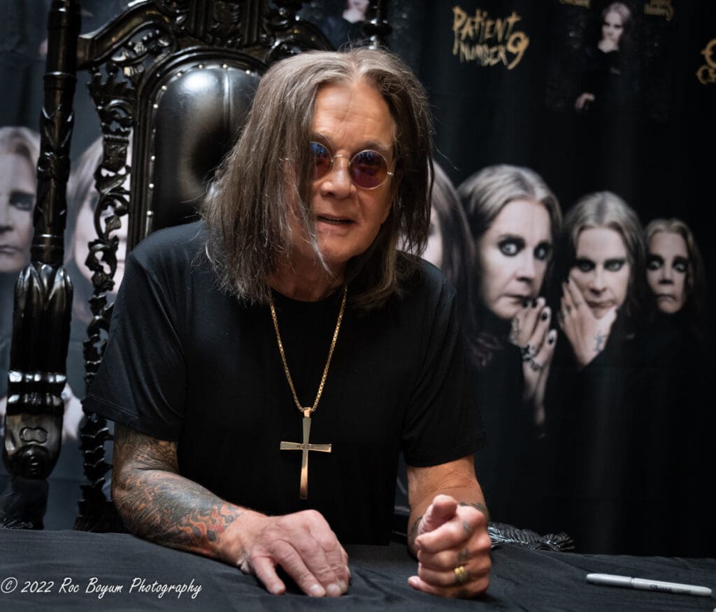 Ozzy Osbourne Patient Number Record Signing Long Beach CA