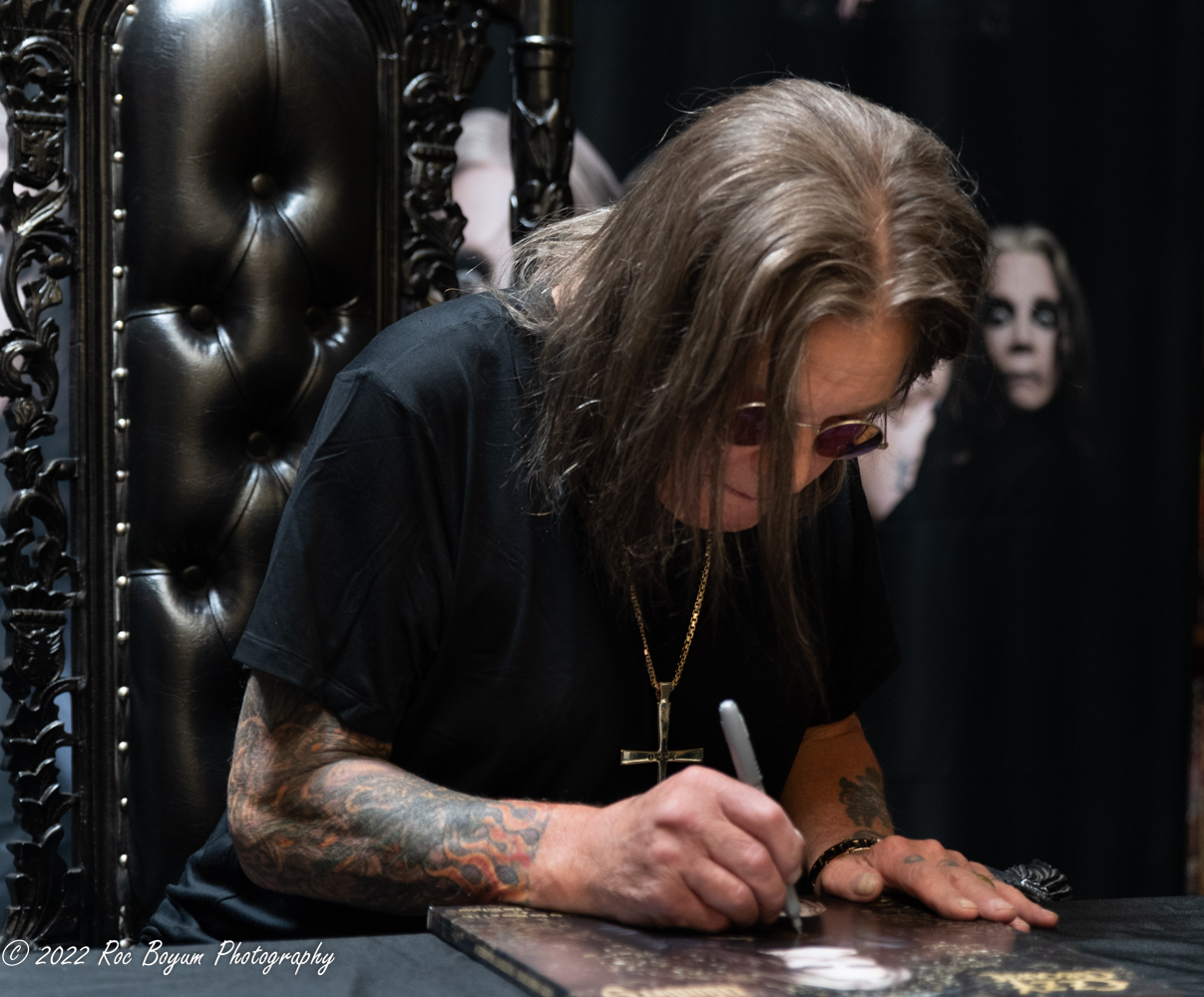 Ozzy Osbourne Patient Number Record Signing Long Beach CA