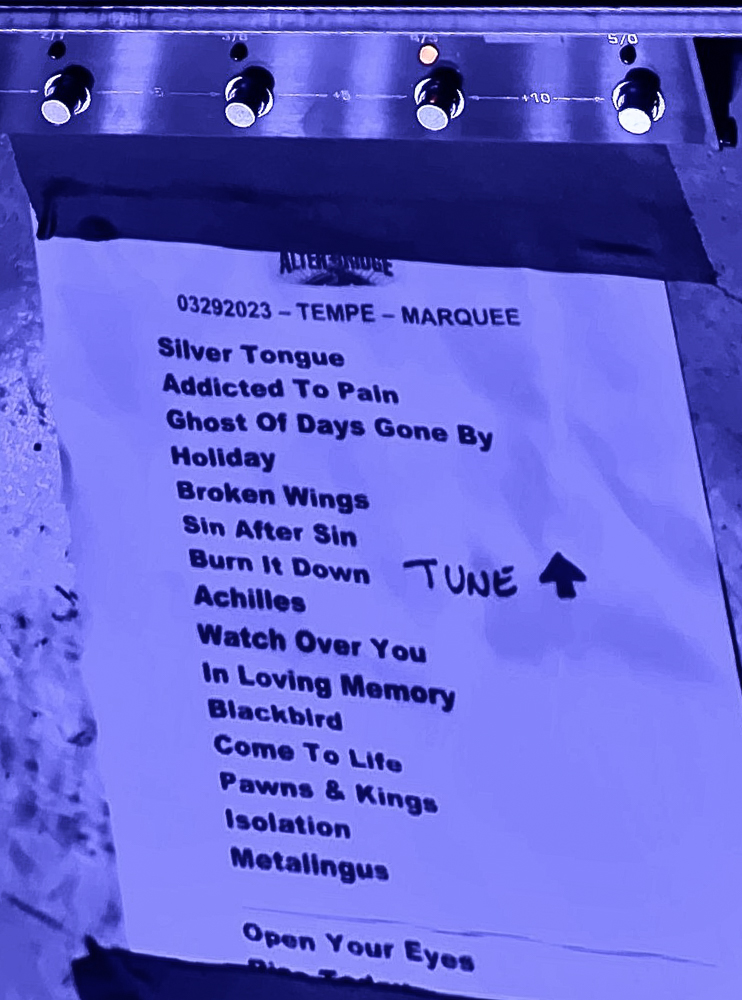 Alter Bridge Concert Review The Marquee Theater - Tempe AZ 03-29-23 - LA  METAL MEDIA MAGAZINE & ARIZONA ROCK AND METAL MAGAZINE